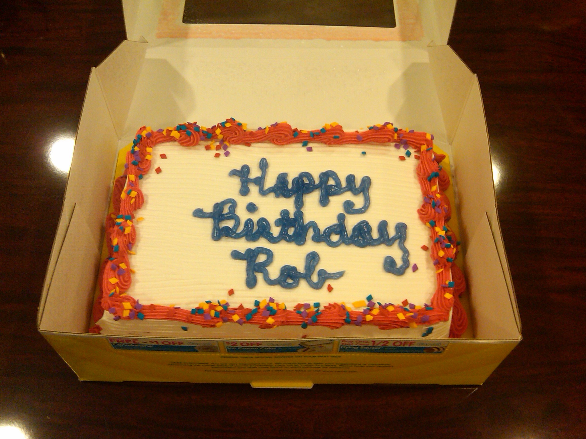 Happy birthday....rob! 