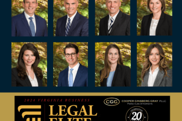 CGG Attorneys Selected for Virginia Business Legal Elite!